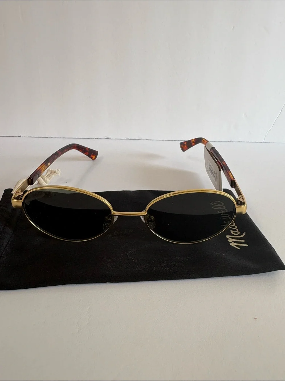 NWT Madewell Wire Frame Oval Sunglasses